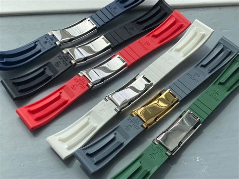 rolex rubber band chronograph replica|genuine rolex watch bands replacement.